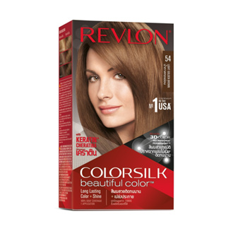 Revlon Colorsilk Beautiful Color Light Golden Brown-54 เรฟลอน คัลเลอร์ซิลค์ บิวตี้ฟูล คัลเลอร์ ไลท์ โกลด์เดน บราวน์