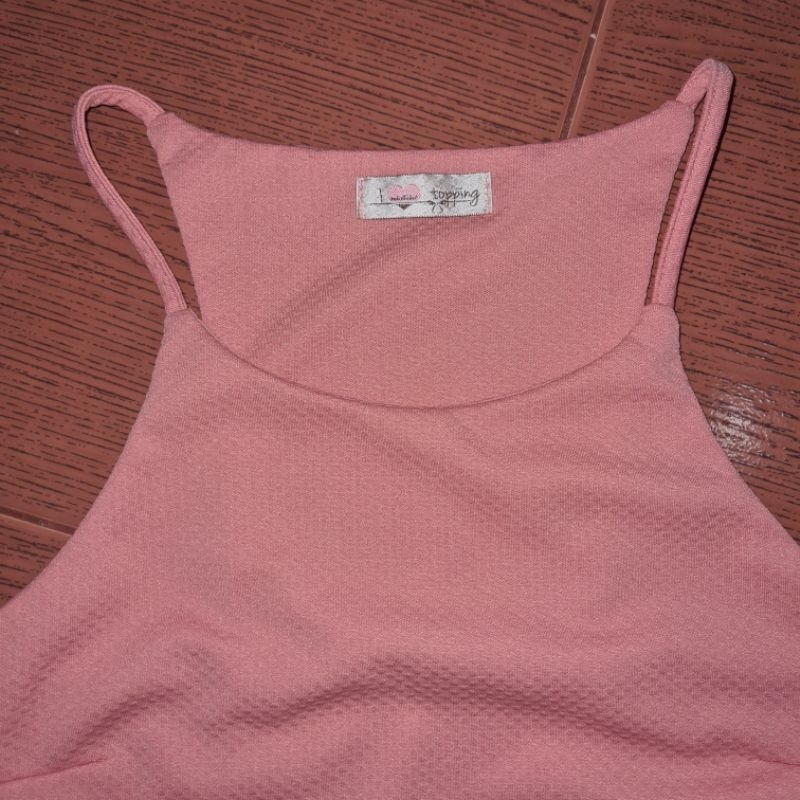 เสื้อสายเดี่ยวสีชมพู-ไซต์s