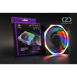 พัดลมเคส ZAMA EX-WIN REV2 12CM FAN ไฟสี RGB ลมแรงพิเศษ จัดส่งเร็ว