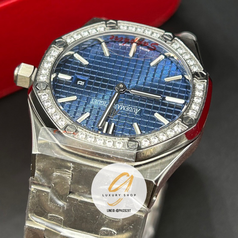 พร้อมส่ง-นาฬิกา-ap-royal-oak-สำหรับผู้หญิง-ขนาด33mm-สแตนเลสแท้ทั้งหมด-สวยมาก-สินค้าตรงตามรูป