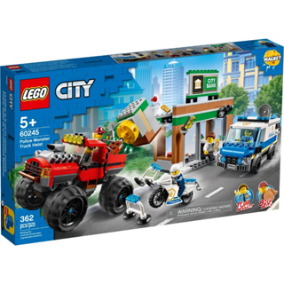 LEGO® City 60245 Police Monster Truck Heist - เลโก้ใหม่ ของแท้ 💯% กล่องสวย พร้อมส่ง