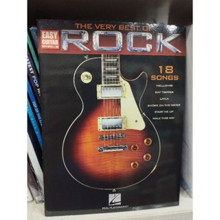 EASY GUITAR WITH NOTES &amp; TAB - THE VERY BEST OF ROCK (HAL)073999155501