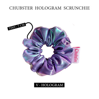 V - Hologram Scrunchie ยางมัดผม (จิ๋ว) ผ้าโฮโลแกรม