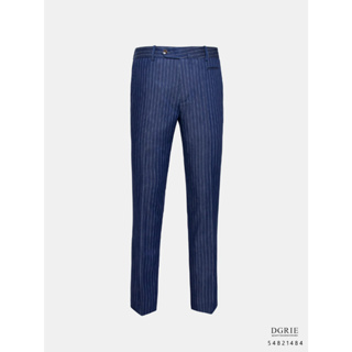 Royal Blue Denim Striped N/W Pants-กางเกงสีน้ำเงินลายทาง