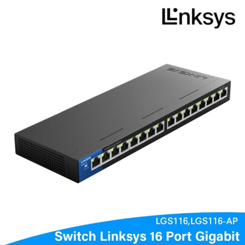 Linksys 16-Port Desktop Business Gigabit Switch (LGS116)