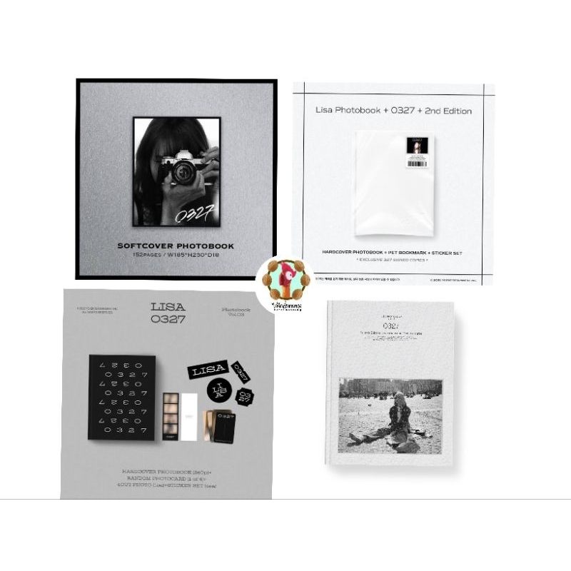 พร้อมส่ง❗LISA PHOTOBOOK 0327 Vol 1 2 3 4 ของแถม ktown YG weverse