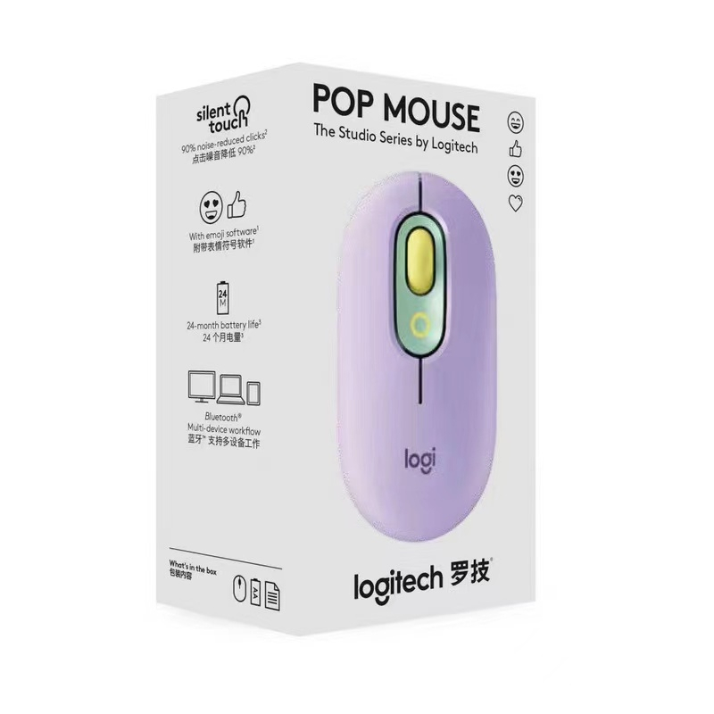 pop-mouse-wireless-bluetooth-mouse-เมาส์ไร้สาย-เมาส์บลูทูธ-mouse