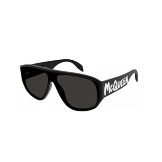 แว่นกันแดด ALEXANDER MCQUEEN : AM0386S 001 SIZE 99 MM. (BLACK-BLACK-GREY)