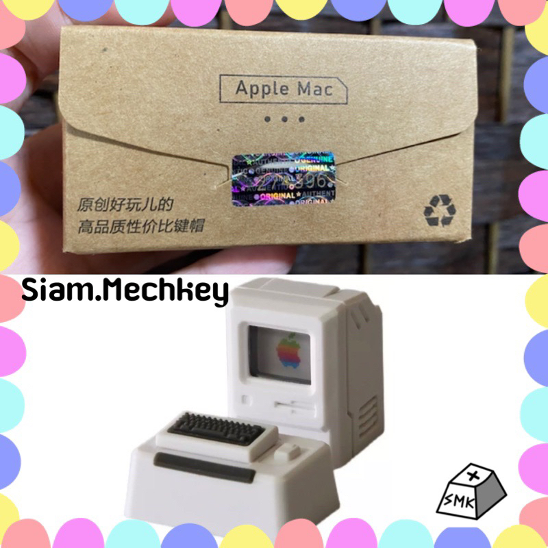 พร้อมส่งที่ไทย 3สี Retro Apple-Mac KEYCAPs แท้ 1 ชุดได้ 2 คีย์แคป ...