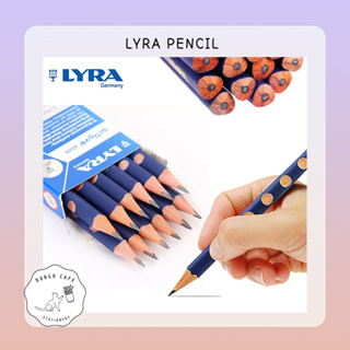 LYRA GROOVE SLIM GRAPHITE Pencil -- ไลร่า กรูฟ สลิม ดินสอดำแท่งสามเหลี่ยม