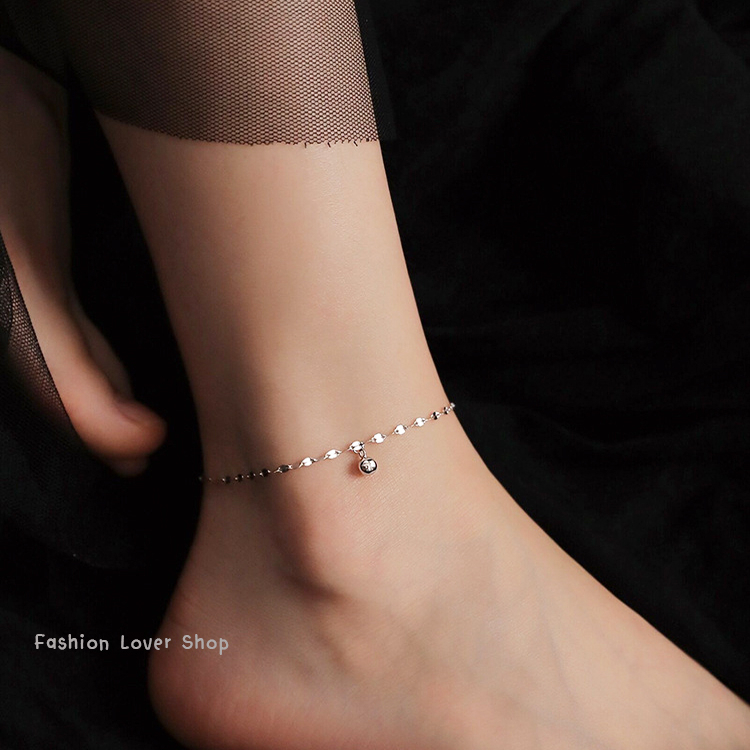 สร้อยข้อเท้า-สร้อยข้อเท้าสำหรับผู้หญิง-anklet-สร้อยข้อเท้าแฟชั่น-สร้อยข้อเท้าสแตนเลส-เรียบหรู