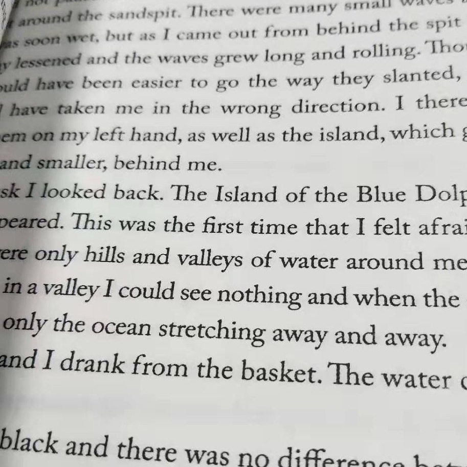 blue-dolphins-island-ต้นฉบับภาษาอังกฤษ-newbery-award-island-of-the-blue-dolphins