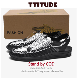 Attitude【จัดส่งภายใน 24 ชม】รับรองเท้าแตะผู้หญิง 1-3 วันรองเท้าชายหาดระบายอากาศได้ดีไซส์ 35-44