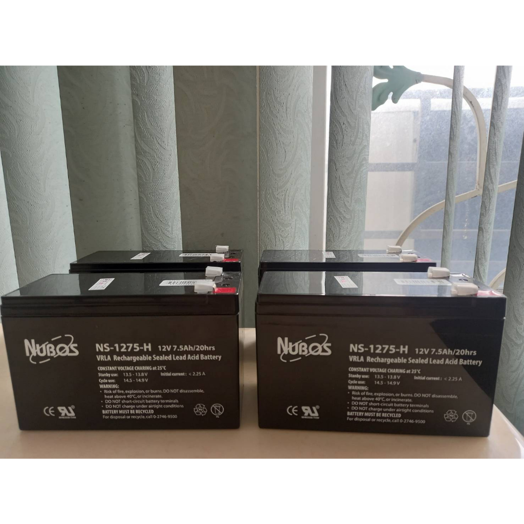 nubos-battery-แบตเตอรี่ชนิดแห้งใช้ในเครื่องสำรองไฟฟ้า-ns-1275-h-ขนาด-12v-7-5ah-20hrs