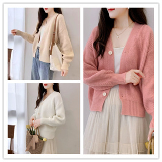 ภาพขนาดย่อของภาพหน้าปกสินค้าพร้อมส่ง Cardigan ผ้านิ่มมาก ใส่สบายกันแดด เสื้อแขนยาวไหมพรม เสื้อกันหนาว สไตล์เกาหลี เสื้อไหมพรม เสื้อผู้หญิง จากร้าน yfoxnutay บน Shopee ภาพที่ 4