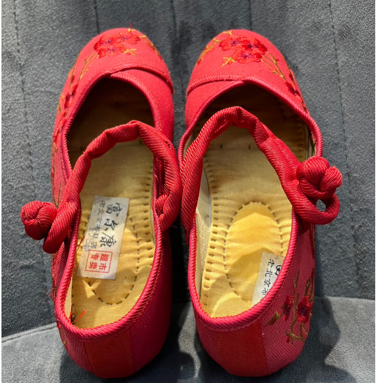 รองเท้าผ้าใบงานปักสไตล์จีน-สำหรับผู้หญิง-pkjhgfgh-สีแดงล้วน