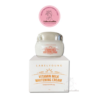 ครีมหน้าสด LABELYOUNG Vitamin Milk Whitening Cream (55 g.) ผิวนุ่ม หน้าเด้ง