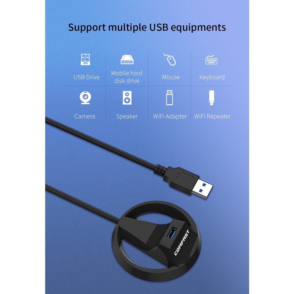 สายเคเบิลต่อขยาย-usb-3-0-comfast-cf-u316-ความเร็วสูง-พร้อมบูสเตอร์ขยาย-สําหรับอะแดปเตอร์-wi-fi-usb-1-5-ม