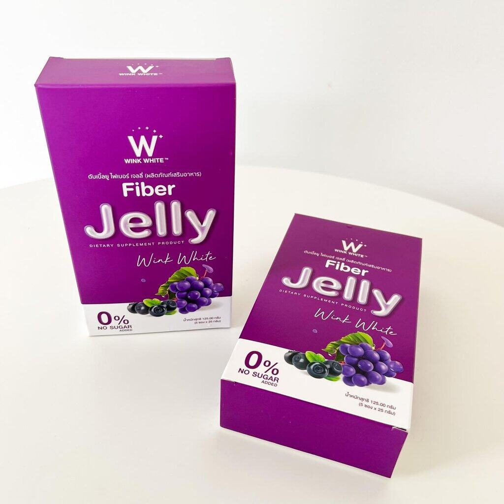 ราคาต่อกล่อง-fiber-jelly-by-wink-white-ดีท็อกซ์เพื่อสุขภาพ-1-กล่อง-5-ซอง