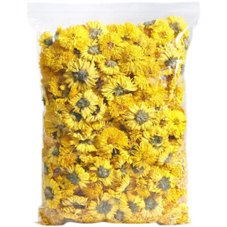 เก๊กฮวยเหลือง(50-250g）ชาดอกไม้ต่างๆ，Flowers tea，ช่วยแก้ไอ ปรับปรุงภูมิคุ้มกัน ขจัดความชื้น