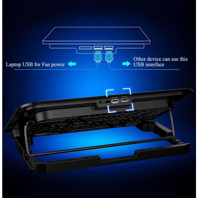ที่วางโน้ตบุ้ค-แท่นวางโน้ตบุ้ค-พัดลมระบายความร้อน-notebook-สามารถปรับแรงลมได้