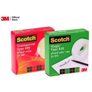 SCOTCH 3M TRANSPARENT TAPE & MAGIC TAPE รุ่น 600/810