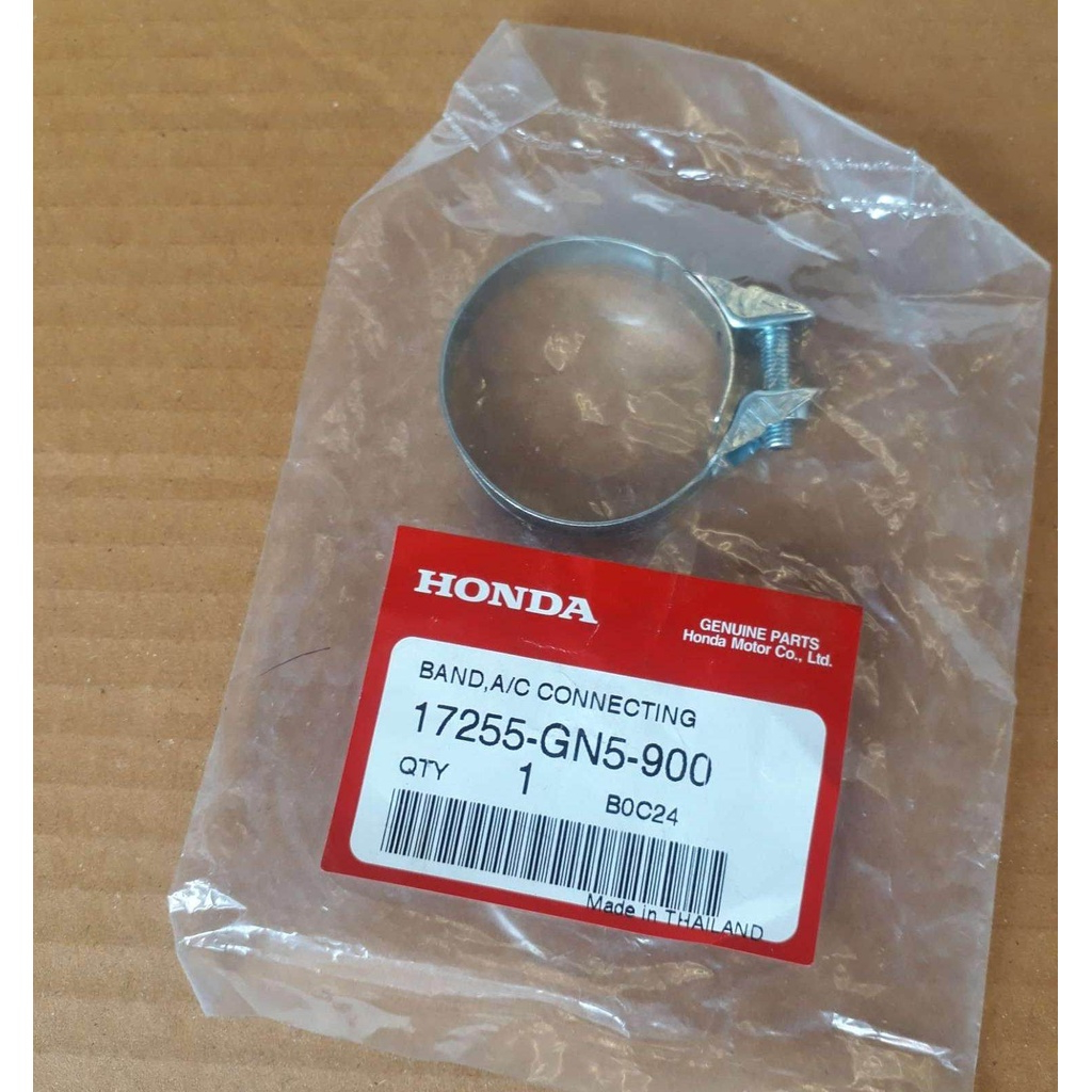 17255GN5900เข็มขัดรัดท่ออากาศหม้อกรองแท้ เวฟ100s,เวฟ125s,r, 1ชิ้น