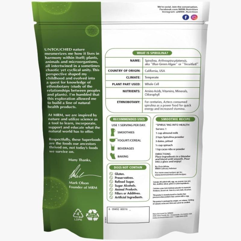 mrm-nutrition-spirulina-powder-8-5-oz-240-g-สาหร่าย-สไปรูลิน่า