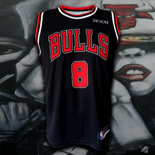 สินค้า เสื้อบาสเกตบอล NBA Chicago Bulls เสื้อทีม ชิคาโก้ บูลส์ #BK0017 รุ่น Statement Zach LaVine#8 ไซส์ S-5XL