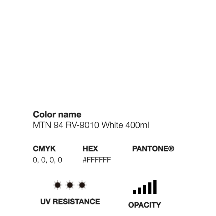 สีสเปรย์ MTN Colors รุ่น 94 สีดำ และขาว | Shopee Thailand