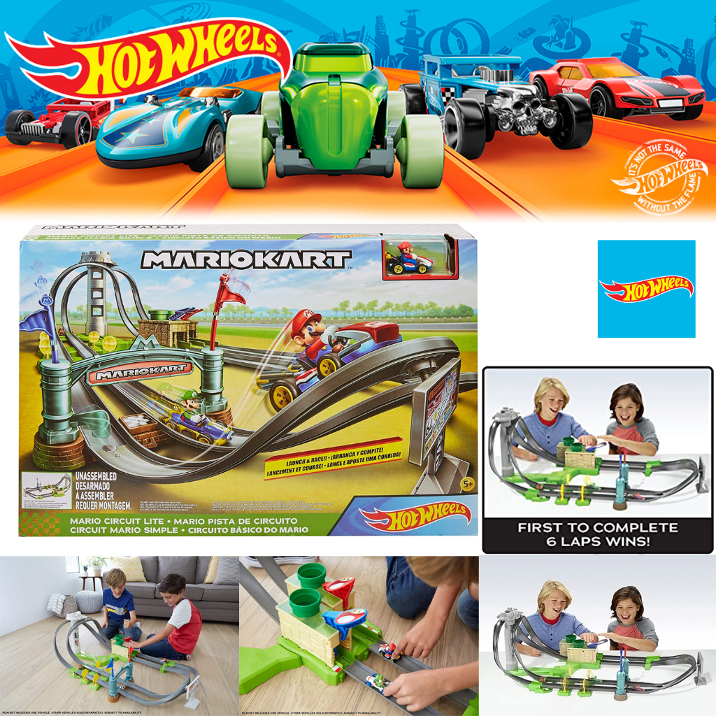 ชุดรถแข่งมาริโอ้คาร์ท-กล่องใหญ่-hot-wheels-mario-kart-circuit-lite-ราคา-2-990-บาท