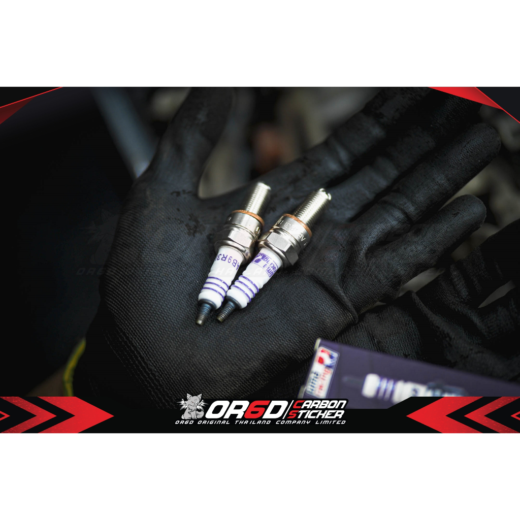 หัวเทียนอิริเดียม UMA RACING IRIDIUM SPARK PLUG 3 เขี้ยว No.9 / R15 ...
