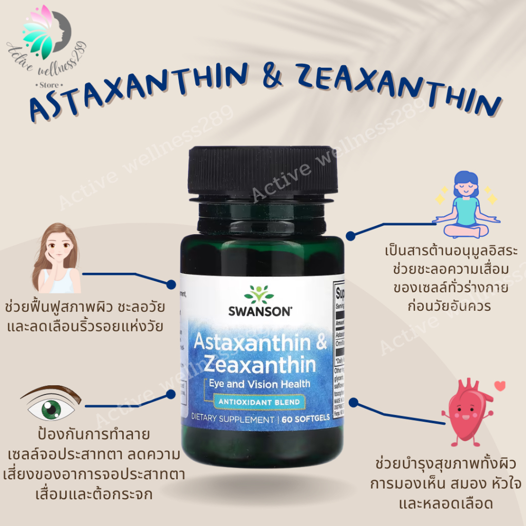 astaxanthin-amp-zeaxanthin-swanson-ช่วยชะลอความเสื่อมของเซลล์ทั่วร่างกายและป้องกันการเกิดโรคเกี่ยวกับดวงตา