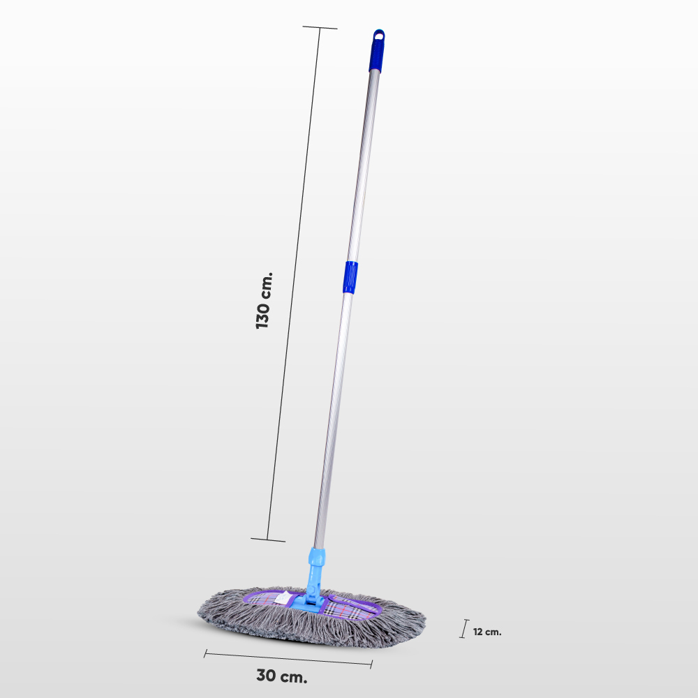 ไม้ถูพื้น-ม็อปดันฝุ่น-12-นิ้ว-ด้ามสไลด์ชุดพร้อมใช้งาน
