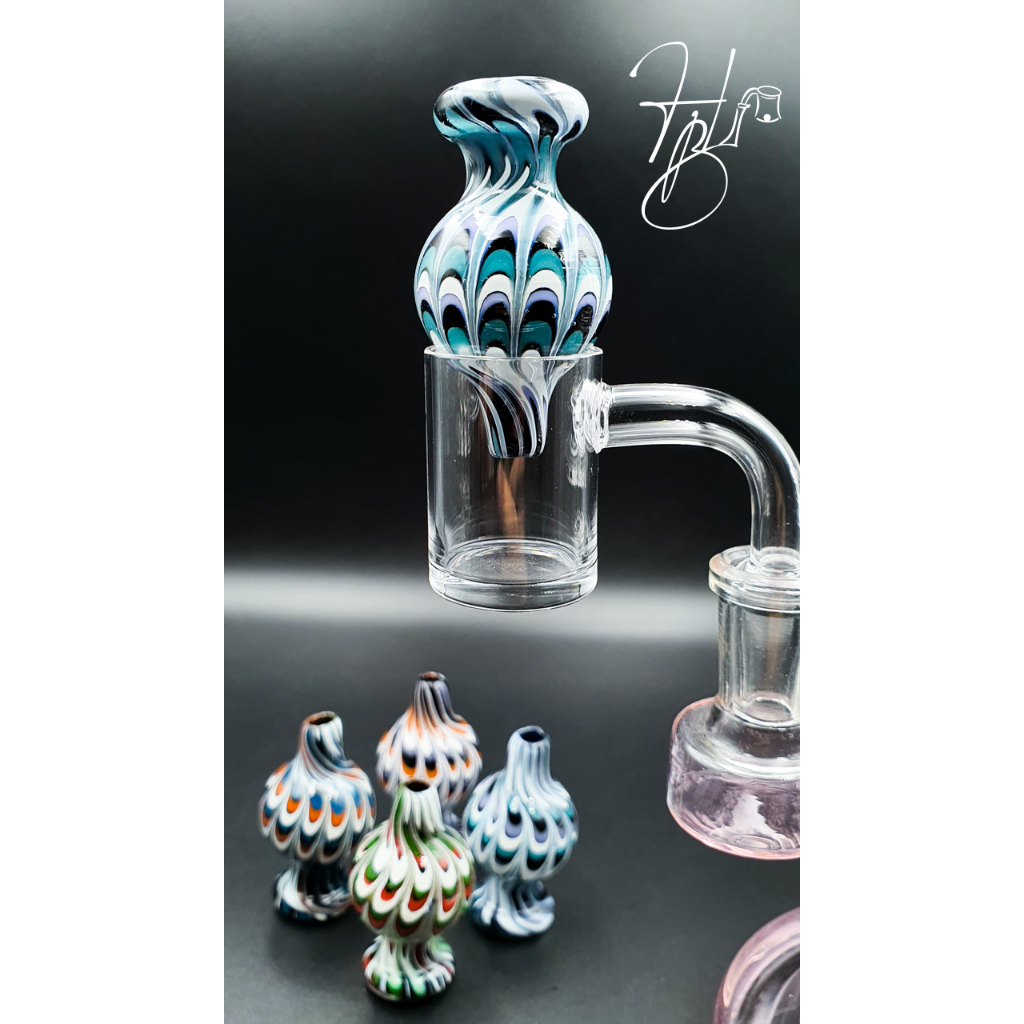US Color Glass Bubble 26mm Carb Cap for Quartz Banger, Dab rig, shatter