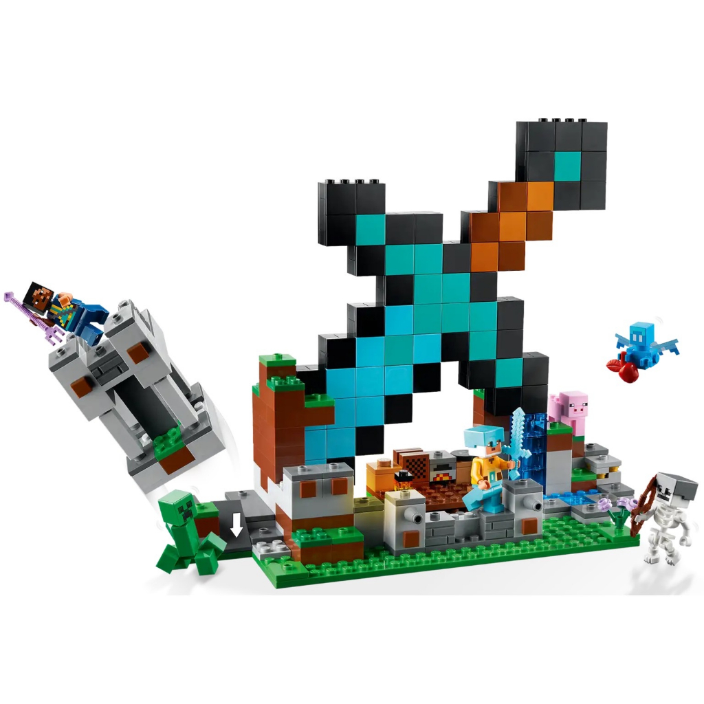 lego-minecraft-21244-the-sword-outpost-เลโก้ใหม่-ของแท้-กล่องสวย-พร้อมส่ง