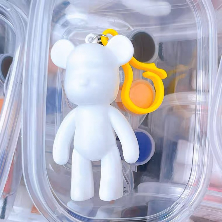 ภาพสินค้าโมเดลตุ๊กตาหมีกราฟฟิติ ของเหลว DIY ของเล่นสําหรับเด็ก จากร้าน leebicycle บน Shopee ภาพที่ 4