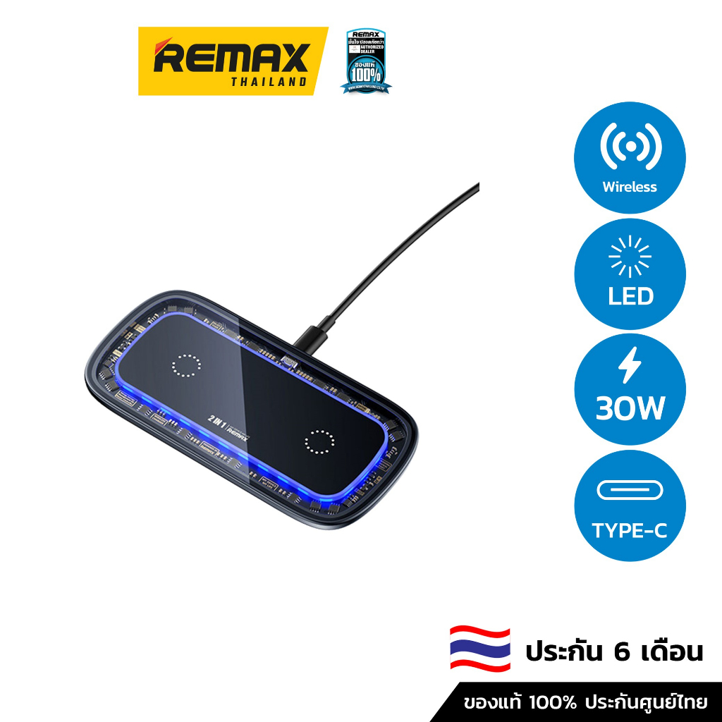 REMAX Wireless Charger (RP-W75) 30W - แท่นชาร์จไร้สาย แท่นชาร์จโทรศัพท์ ...