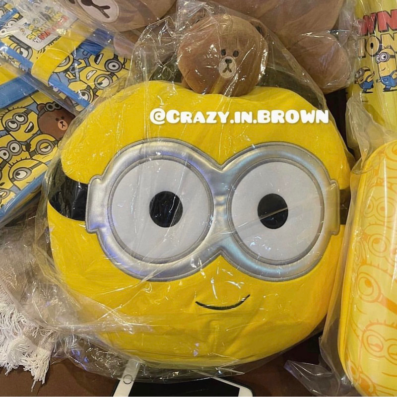 หมอนใบใหญ่-หมีบราวน์มินเนี่ยน-brown-minion-collection