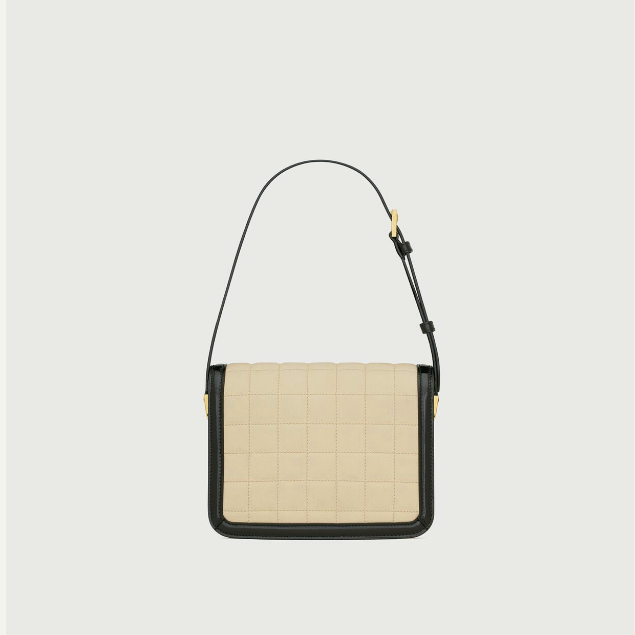 ถูกที่สุด-ของแท้-100-saint-laurent-solferino-small-shoulder-bag-in-quilted-suedeysl-กระเป๋า-messenger-กระเป๋าสะพายไหล่