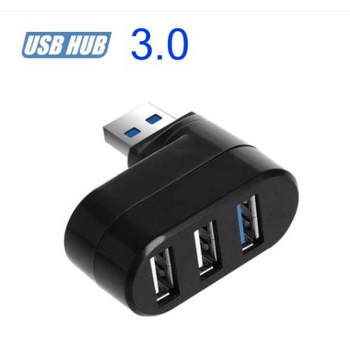 hot-ฮับ-usb-3-พอร์ตฮับ-usb-3-0-mini-rotate-splitter-adapter-hub-สำหรับ-pc-โน๊ตบุ๊คแล็ปท็อป