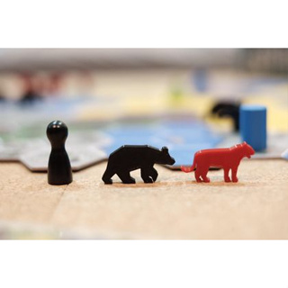 [Plastic] Cryptid Board Game: Territories Bear and Cougar Tokens - ชุดอัพเกรดโทเค่นเสือและหมีสำหรับเกมคริปติด