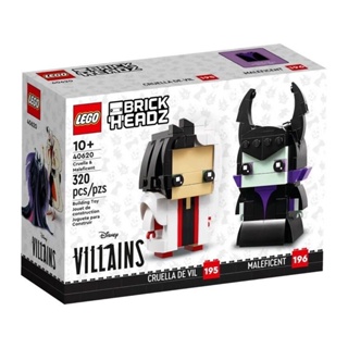 Lego BrickHeadz 40620 Cruella &amp; Maleficent พร้อมส่ง กล่องสวย