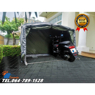 เต๊นท์จอดรถสำเร็จรูป CARSBRELLA รุ่น TWIN SCOOT  Aluminium Frame