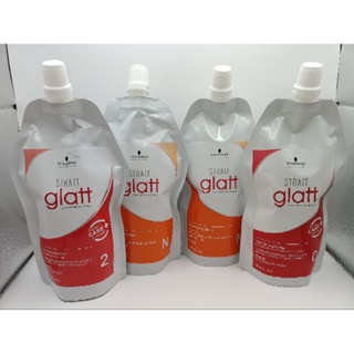 Schwarzkopf strait glatt ชวาร์สคอฟ ครีมยืดแกลทท์ + โกรกยืด 400 มล.