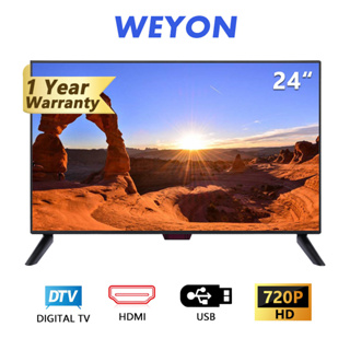 ภาพขนาดย่อของภาพหน้าปกสินค้าWEYON LED DIGITAL TV รุ่น ขนาด 24 นิ้ว/21 นิ้ว(ดิจิตอล ทีวีในตัว ,TV Monitor, CCTV) จากร้าน gtsuperstore บน Shopee ภาพที่ 8