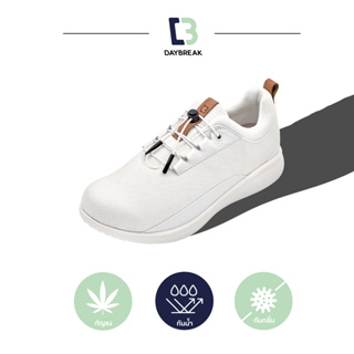  [Clearance]Daybreak Sprout รองเท้าผ้าใบ กัญชง ผู้ชาย ผู้หญิง สีขาว กันน้ำ antibacterial เป็นมิตรต่อสิ่งแวดล้อม