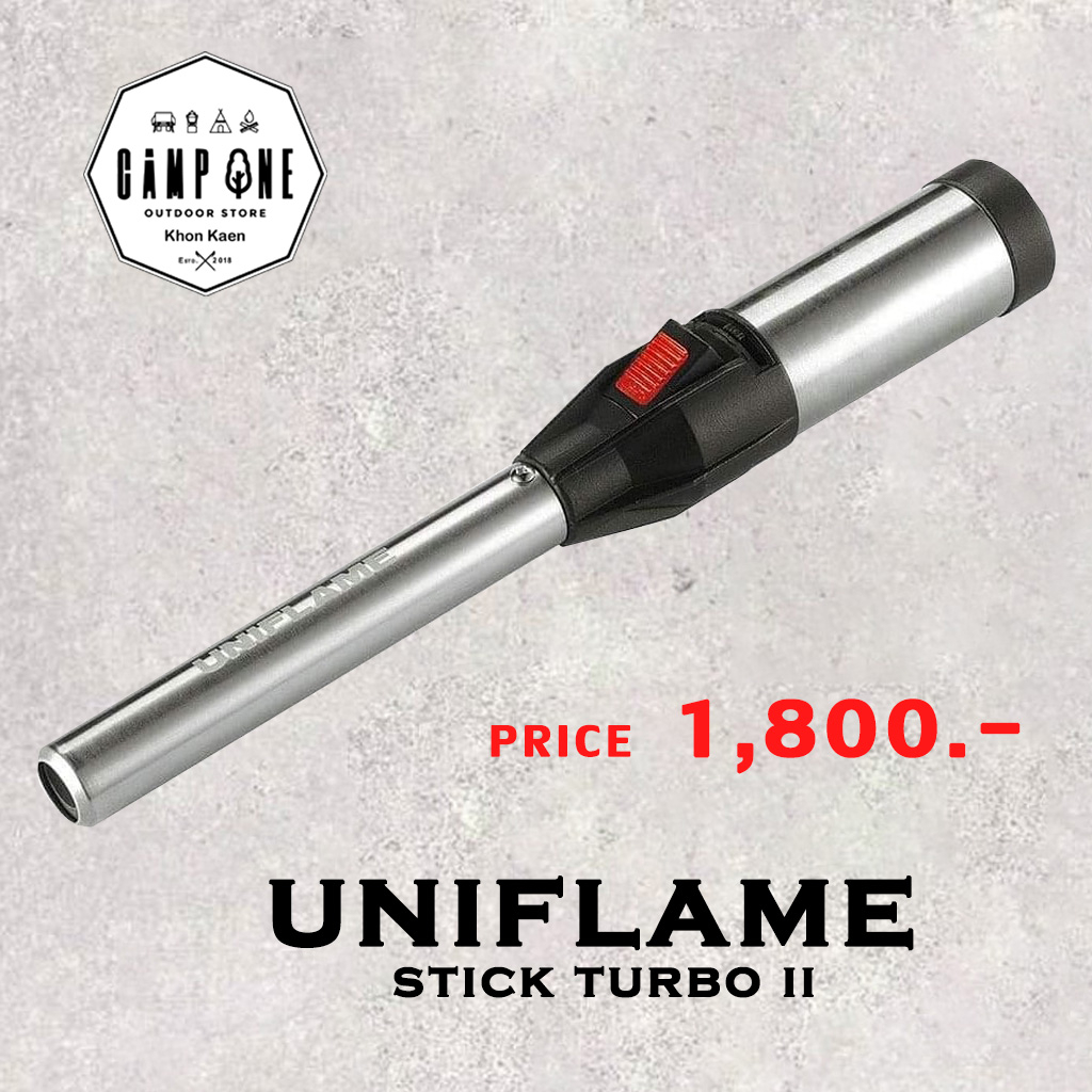 uniflame-stick-turbo-ii-ไฟแช็ค-ไฟฟู่-ปรับระดับได้-เติมแก๊สได้-พร้อมส่ง-made-in-japan-no-ratings