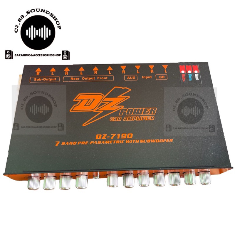 ปรีแอมป์ติดรถยนต์-7band-dz-power-รุ่นdz-7190