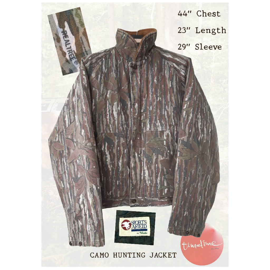 เสื้อลายพราง CAMO HUNTING JACKET; SPORTS AFIELD BY WALLS Shopee Thailand